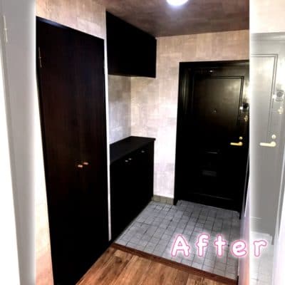 川崎市 マンション 玄関リフォーム 下駄箱交換無し 建具交換無し ダイノックシート 塗装 壁紙 フロアタイルでこんなに素敵に仕上がります Idl Home 川崎市 マンション 玄関リフォーム 下駄箱交換無し 建具交換無し ダイノックシート 塗装 壁紙 フロアタイルでこんなに素敵に仕上がります Idl Home